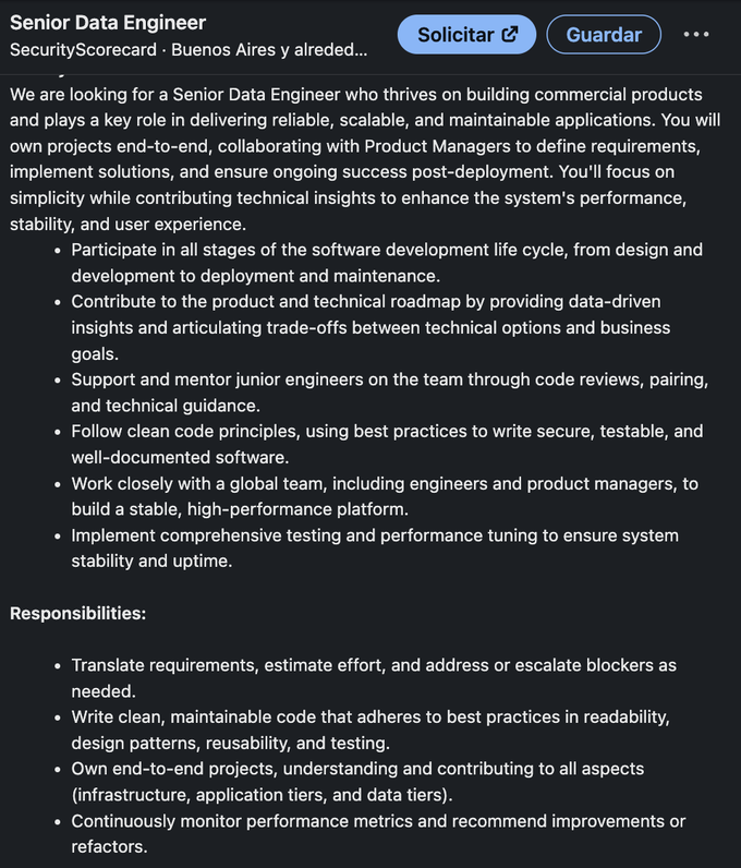 Job opening