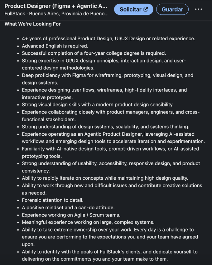 Job opening